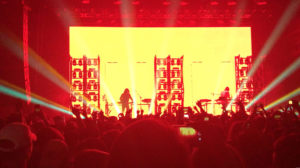 Madeon (left) and Porter (right) started off the night with mashups of crowd favorites